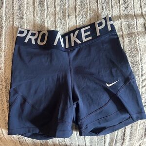 Nike Pro shorts navy blue